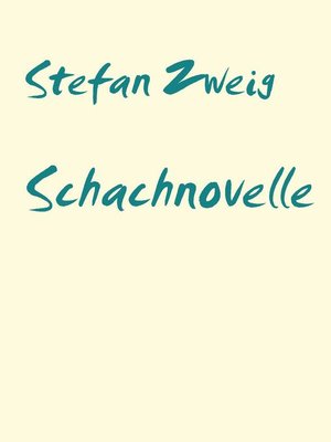 cover image of Schachnovelle